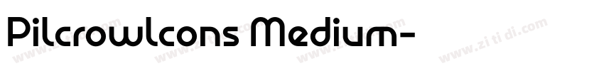 Pilcrowlcons Medium字体转换